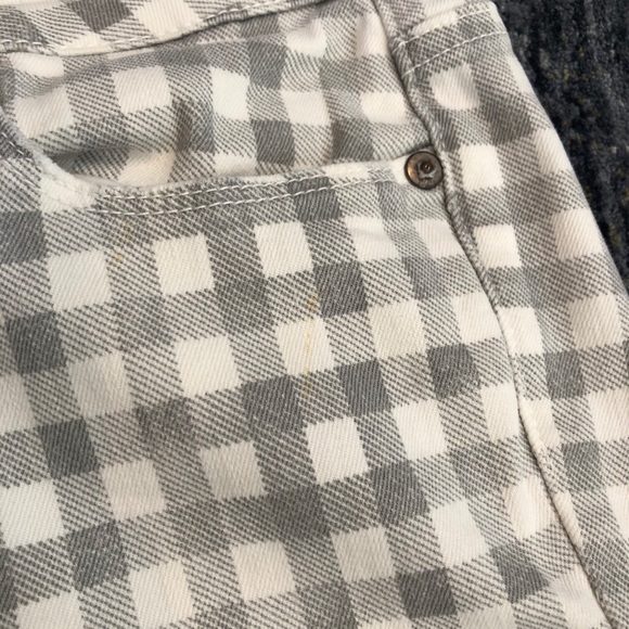 HP! Paige Verdugo Ankle Skinny Jeans Gingham Gray Women’s Size 26 - Picture 13 of 14